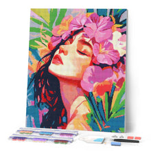 Carica l'immagine nel visualizzatore di Gallery, Diamond Painting - Corona di fiori d'Ibisco
