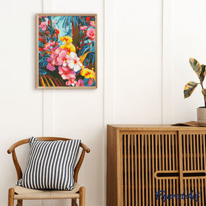 Diamond Painting - Orchidee tropicali