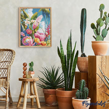Carica l'immagine nel visualizzatore di Gallery, Diamond Painting - Giardino tropicale colorato