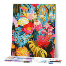 Carica l'immagine nel visualizzatore di Gallery, Diamond Painting - Giardino tropicale vibrante