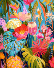 Carica l&#39;immagine nel visualizzatore di Gallery, Diamond Painting - Giardino tropicale vibrante