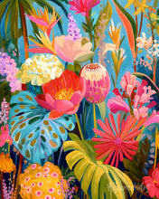 Carica l'immagine nel visualizzatore di Gallery, Diamond Painting - Giardino tropicale vibrante