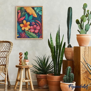 Diamond Painting - Motivo tropicale