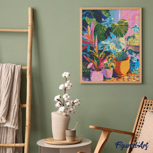 Carica l&#39;immagine nel visualizzatore di Gallery, Diamond Painting - Angolo delle piante tropicali