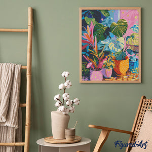 Diamond Painting - Angolo delle piante tropicali