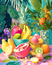 Carica l&#39;immagine nel visualizzatore di Gallery, Diamond Painting - Cesto di frutta tropicale