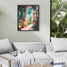 Carica l&#39;immagine nel visualizzatore di Gallery, Diamond Painting - Arco sul giardino