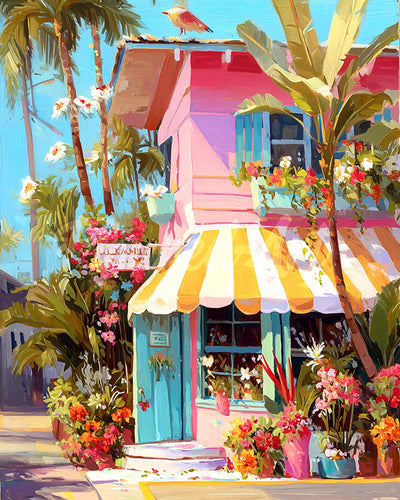 Diamond Painting - Fioraio tropicale