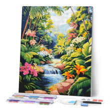 Carica l'immagine nel visualizzatore di Gallery, Diamond Painting - Cascata tropicale