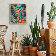 Carica l&#39;immagine nel visualizzatore di Gallery, Diamond Painting - Giraffa tropicale