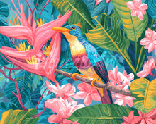 Carica l&#39;immagine nel visualizzatore di Gallery, Diamond Painting - Uccello della giungla tropicale