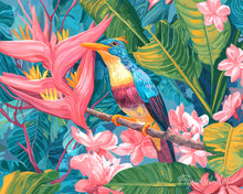 Carica l'immagine nel visualizzatore di Gallery, Diamond Painting - Uccello della giungla tropicale