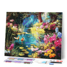 Carica l'immagine nel visualizzatore di Gallery, Diamond Painting - Lago dei fiori