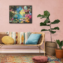 Carica l&#39;immagine nel visualizzatore di Gallery, Diamond Painting - Lago dei fiori