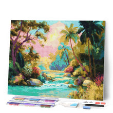 Carica l'immagine nel visualizzatore di Gallery, Diamond Painting - Ruscello tropicale