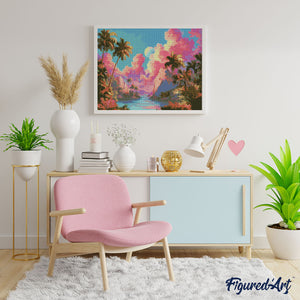 Diamond Painting - Baia da sogno tropicale