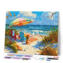 Carica l'immagine nel visualizzatore di Gallery, Diamond Painting - Estate in riva al mare