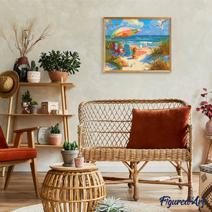 Diamond Painting - Estate in riva al mare