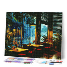 Carica l'immagine nel visualizzatore di Gallery, Diamond Painting - Caffè in un giorno di pioggia