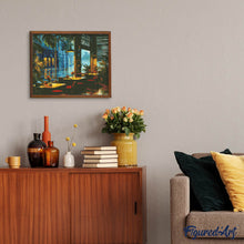 Carica l&#39;immagine nel visualizzatore di Gallery, Diamond Painting - Caffè in un giorno di pioggia