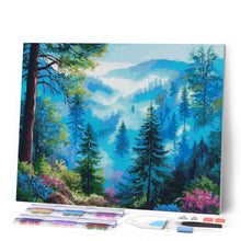 Carica l'immagine nel visualizzatore di Gallery, Diamond Painting - Nebbia nella Pineta