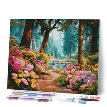 Carica l'immagine nel visualizzatore di Gallery, Diamond Painting - Ruscello tra i Fiori di Campo