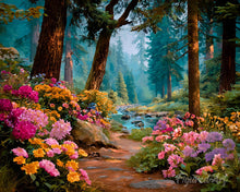Carica l'immagine nel visualizzatore di Gallery, Diamond Painting - Ruscello tra i Fiori di Campo
