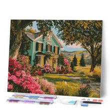 Carica l'immagine nel visualizzatore di Gallery, Diamond Painting - Portico sul Giardino Fiorito