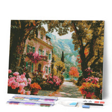 Carica l'immagine nel visualizzatore di Gallery, Diamond Painting - Villa Fiorita sul Lago