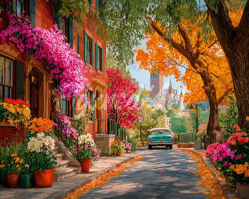 Diamond Painting - Viale Fiorito