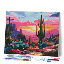 Carica l'immagine nel visualizzatore di Gallery, Diamond Painting - Paesaggio Desertico Colorato