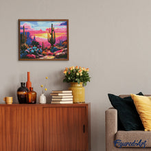 Carica l'immagine nel visualizzatore di Gallery, Diamond Painting - Paesaggio Desertico Colorato