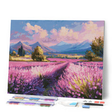 Carica l'immagine nel visualizzatore di Gallery, Diamond Painting - Campi di Lavanda al Tramonto