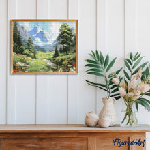 Carica l&#39;immagine nel visualizzatore di Gallery, Diamond Painting - Torrente del Ghiacciaio