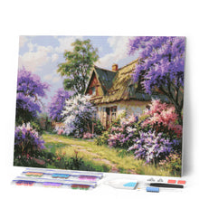 Carica l'immagine nel visualizzatore di Gallery, Diamond Painting - Cottage con Giardino di Lillà