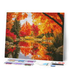 Carica l'immagine nel visualizzatore di Gallery, Diamond Painting - Alberi Dorati d’Autunno