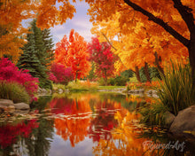 Carica l'immagine nel visualizzatore di Gallery, Diamond Painting - Alberi Dorati d’Autunno