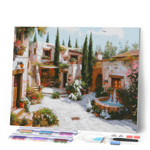 Carica l'immagine nel visualizzatore di Gallery, Diamond Painting - Cortile della Villa Bianca