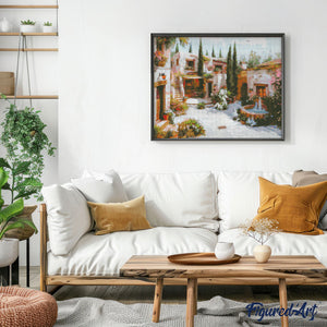 Diamond Painting - Cortile della Villa Bianca