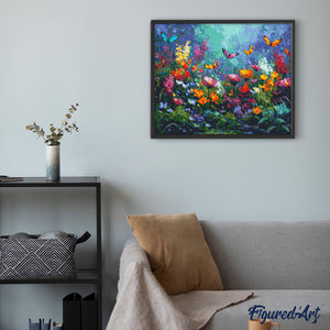 Diamond Painting - Giardino delle Farfalle Colorate