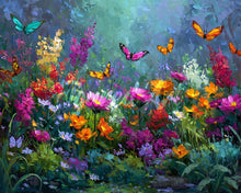 Carica l&#39;immagine nel visualizzatore di Gallery, Diamond Painting - Giardino delle Farfalle Colorate