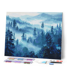 Carica l'immagine nel visualizzatore di Gallery, Diamond Painting - Nebbia tra i Pini