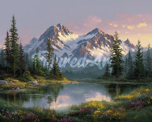 Diamond Painting - Lago Alpino 2