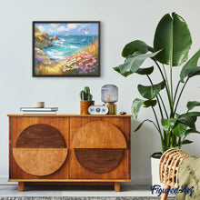 Carica l'immagine nel visualizzatore di Gallery, Diamond Painting - Vista sull’Oceano in Fiore