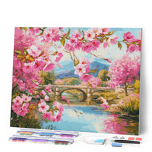 Carica l'immagine nel visualizzatore di Gallery, Diamond Painting - Ponte dei Fiori di Ciliegio