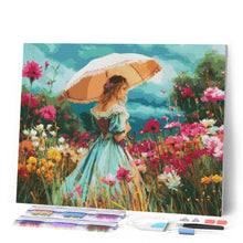Carica l'immagine nel visualizzatore di Gallery, Diamond Painting - Signora dei Fiori di Campo