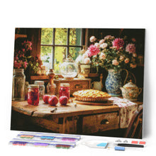 Carica l'immagine nel visualizzatore di Gallery, Diamond Painting - Torta di Mele Fatta in Casa