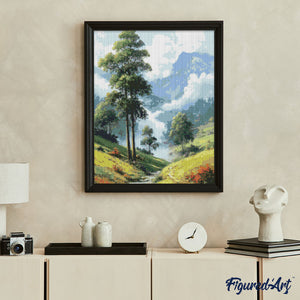 Diamond Painting - Valle Nebbiosa