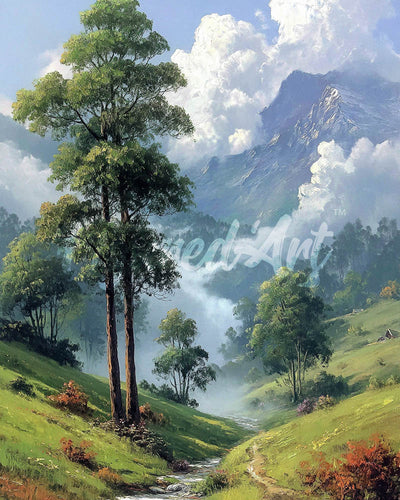 Diamond Painting - Valle Nebbiosa