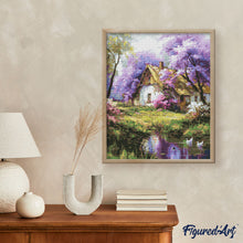 Carica l&#39;immagine nel visualizzatore di Gallery, Diamond Painting - Cottage Jacaranda